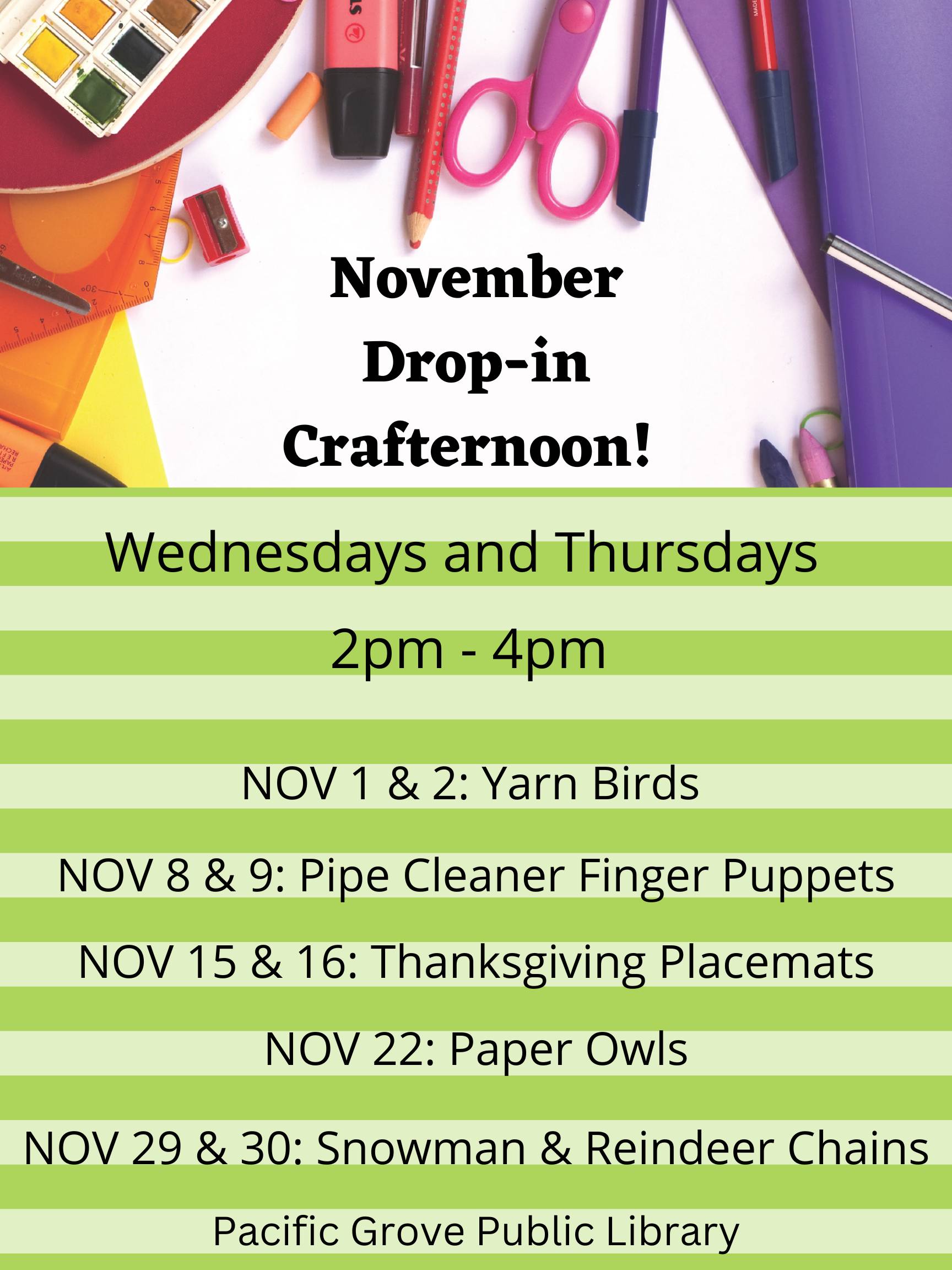 November Drop- In Carfternoon portrait poster (2) - Copy
